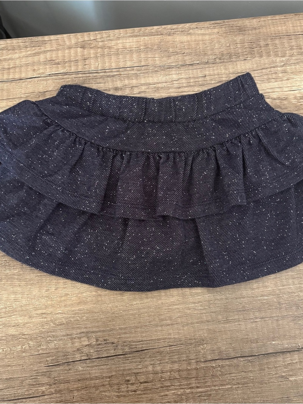 Fall Creek Tiered Navy Sparkle Women's Skirt 24M